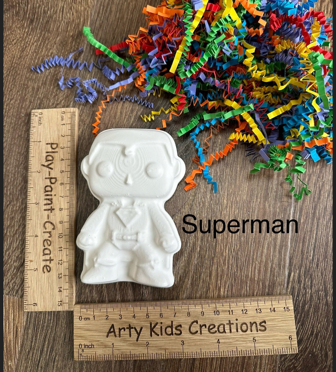 Paint Your Own  Superhero Party Favour