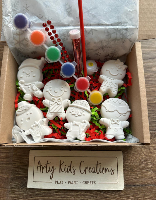 Paint Your Own Gingerbread man Gift Set