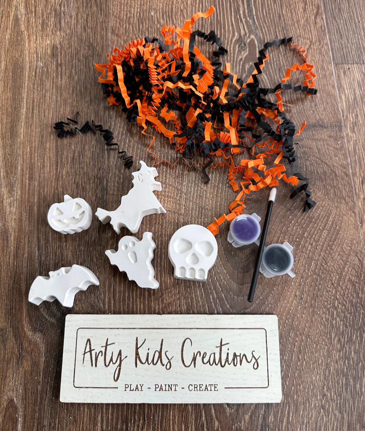 Paint Your Own Mini Halloween Party Favour