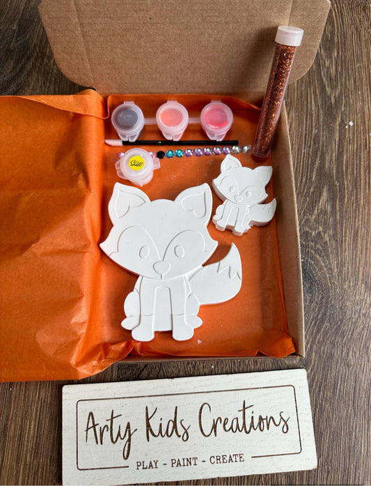 Paint Your Own Fox Craft Set