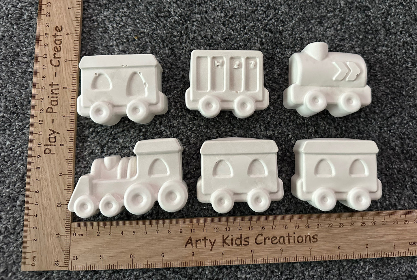 Paint Your Own Train Set ~ Craft set~ gift~ party favour ~rainy day activity ~ hobby