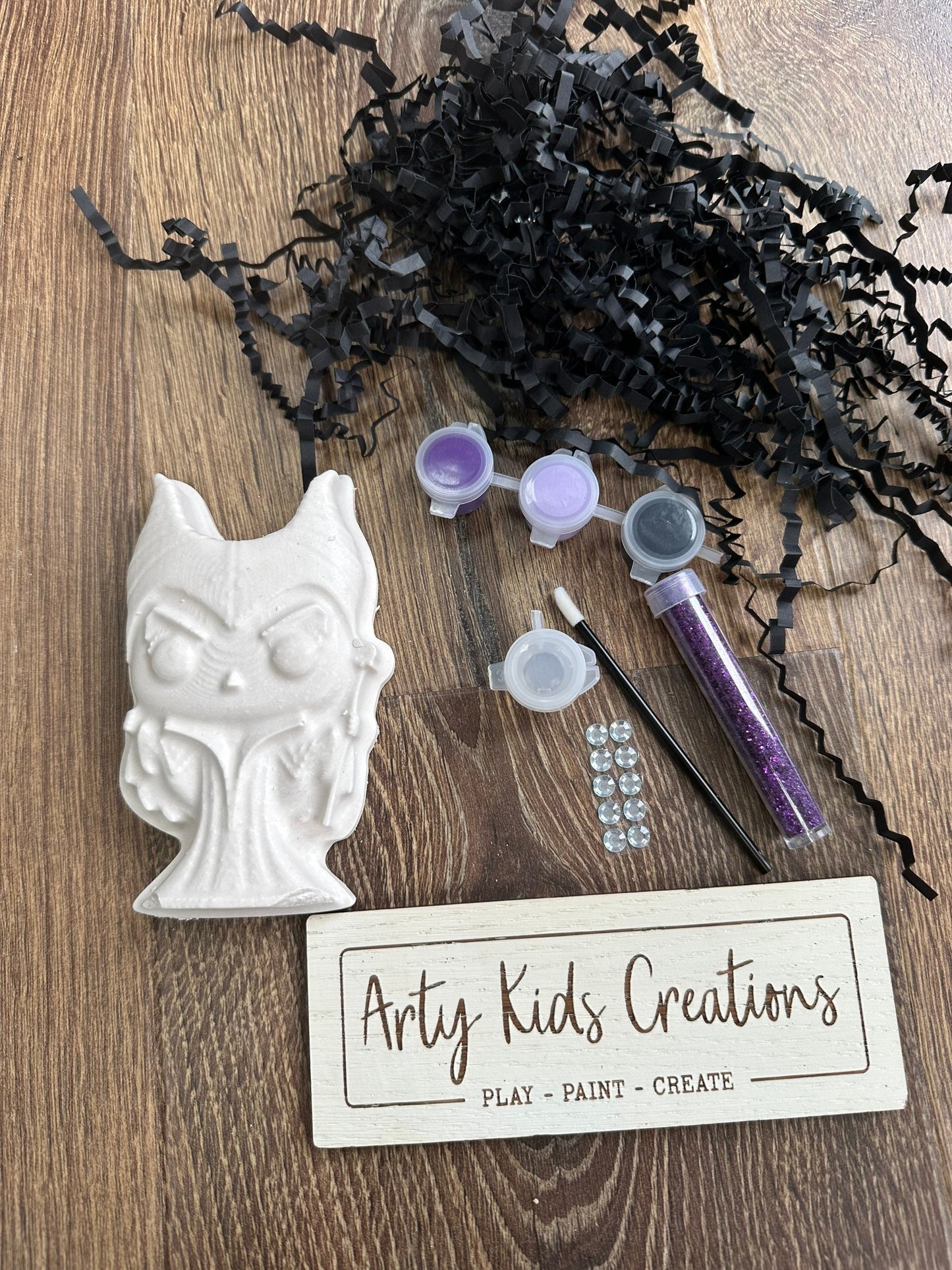 Paint Your own Villain Party Bag ~  Maleficent~ Wicked Witch~ Ursula