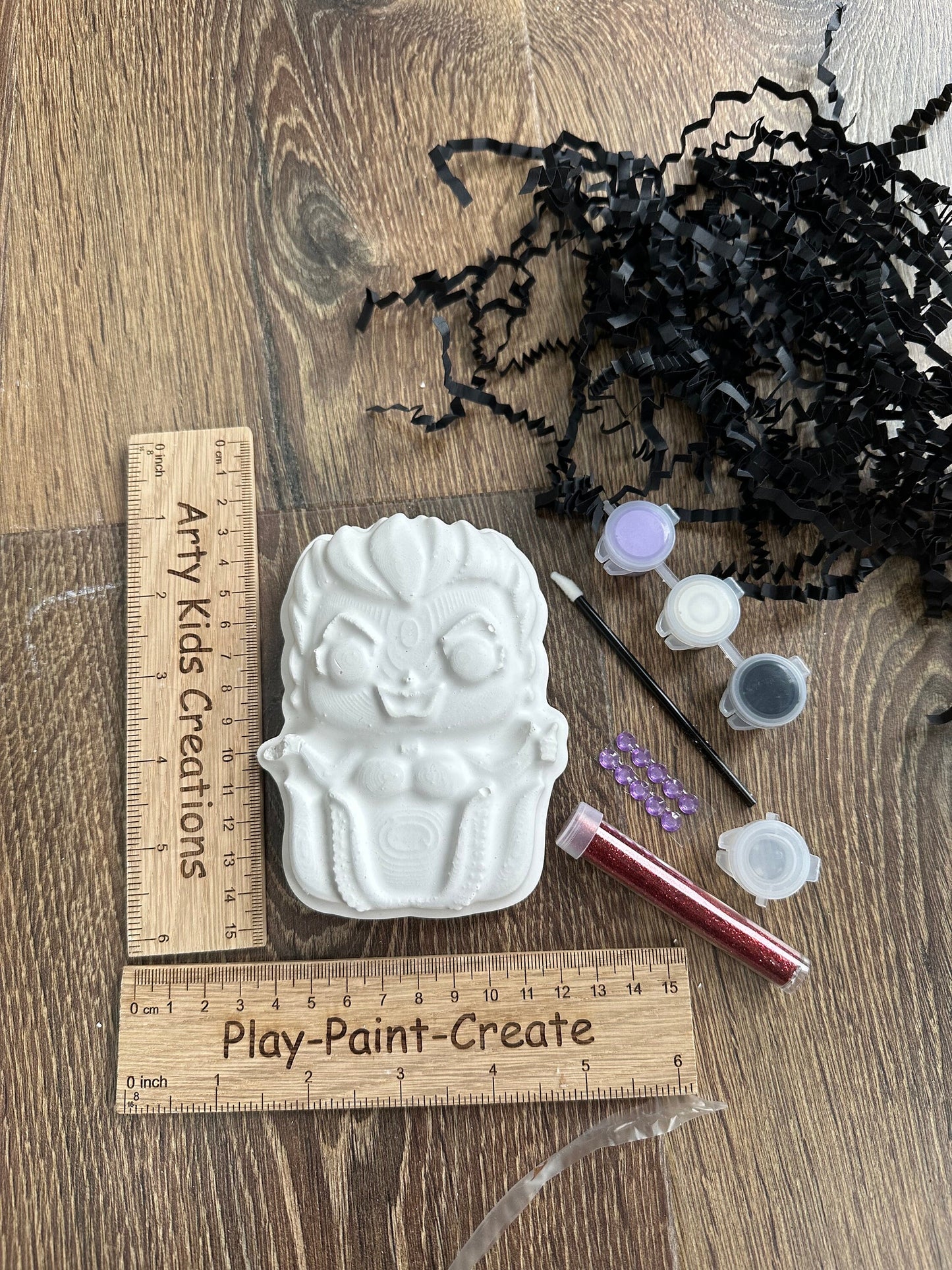 Paint Your own Ursula Party Bag ~ Villain ~ The Little Mermaid~ Rainy Day Activity ~ Party Bag ~ Party Favour~ Superheroes and Villains